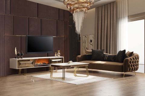 Pugon Ekru Tv Ünitesi