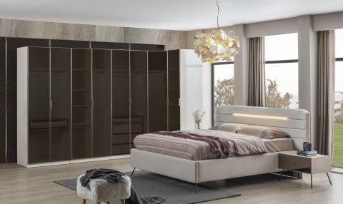 Bronz Aytaşı Yatak Odası