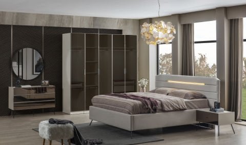 Bronz Aytaşı Yatak Odası